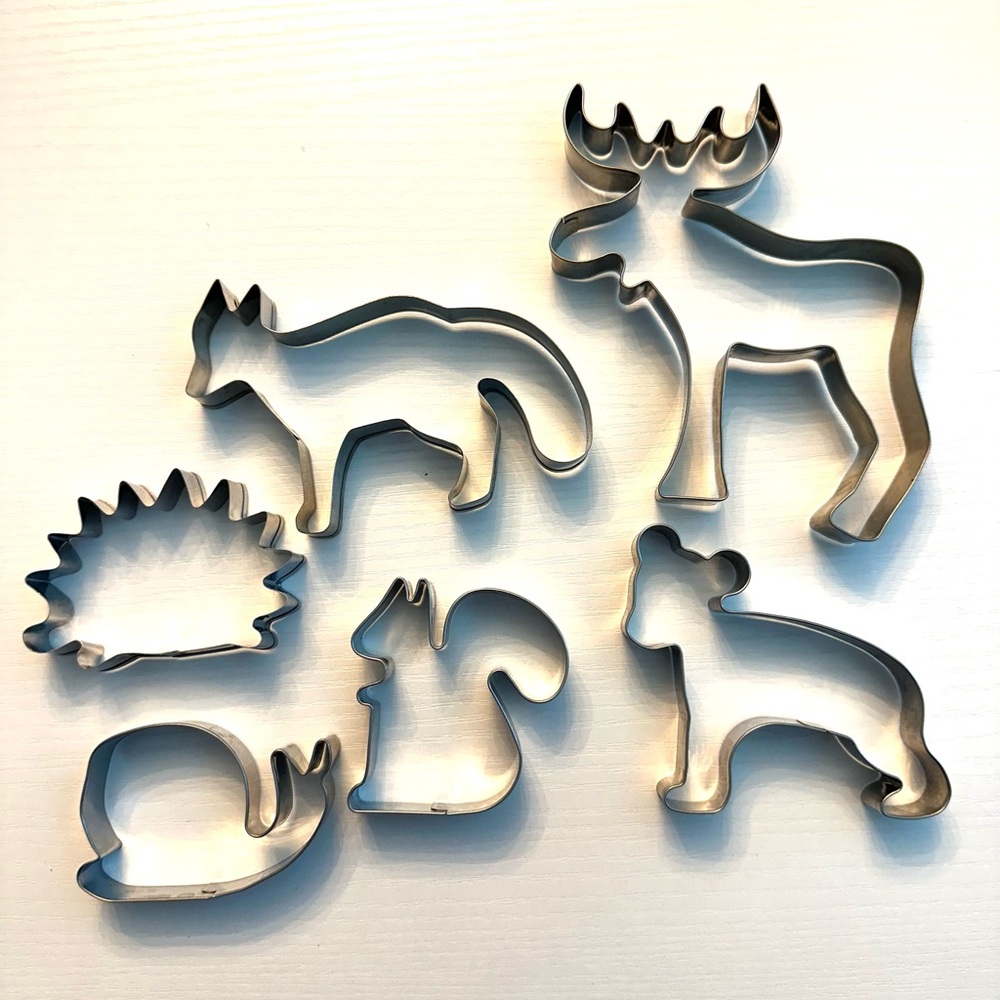 IKEA Silver Cookie Cutters Set